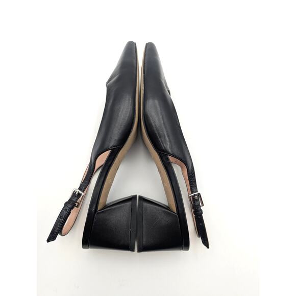 Franco Sarto Jacer Block Heel Slingback Pump Women's Black Size US8M EU38.5 - Picture 6 of 11